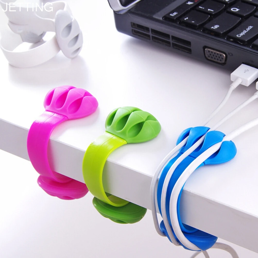 Multipurpose Wire Cord Cable Tidy Holder Drop Clips Organizer Line