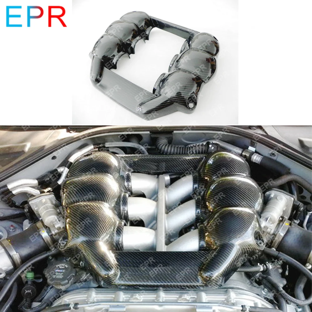 

For Nissan GTR R35 2017 M Style Carbon Engine Cover Body Kit Tuning Part Auto Trim Racing For R35 GTR Engine Cover