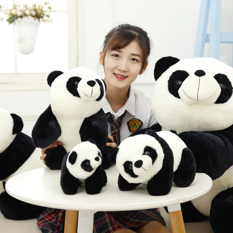 Милый ребенок большой гигантский медведь панда плюшевая кукла животные игрушка подушка мультфильм Kawaii куклы Подарки для девочек Knuffels