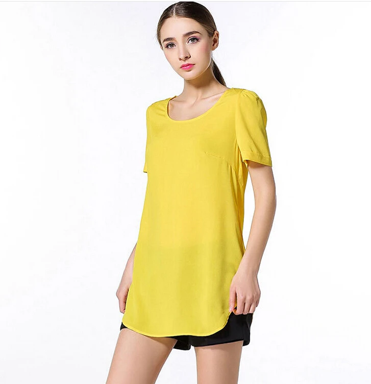 Compra blusas amarillas online al por mayor de China