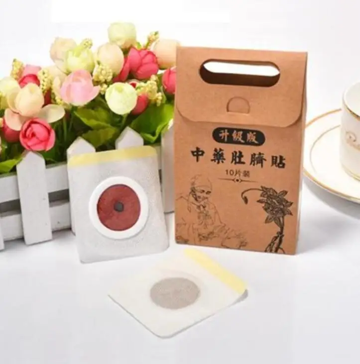 10 шт., Традиционная китайская медицина, стикер для похудения, тонкий пластырь для похудения, уход за жиром, белый тонкий пластырь