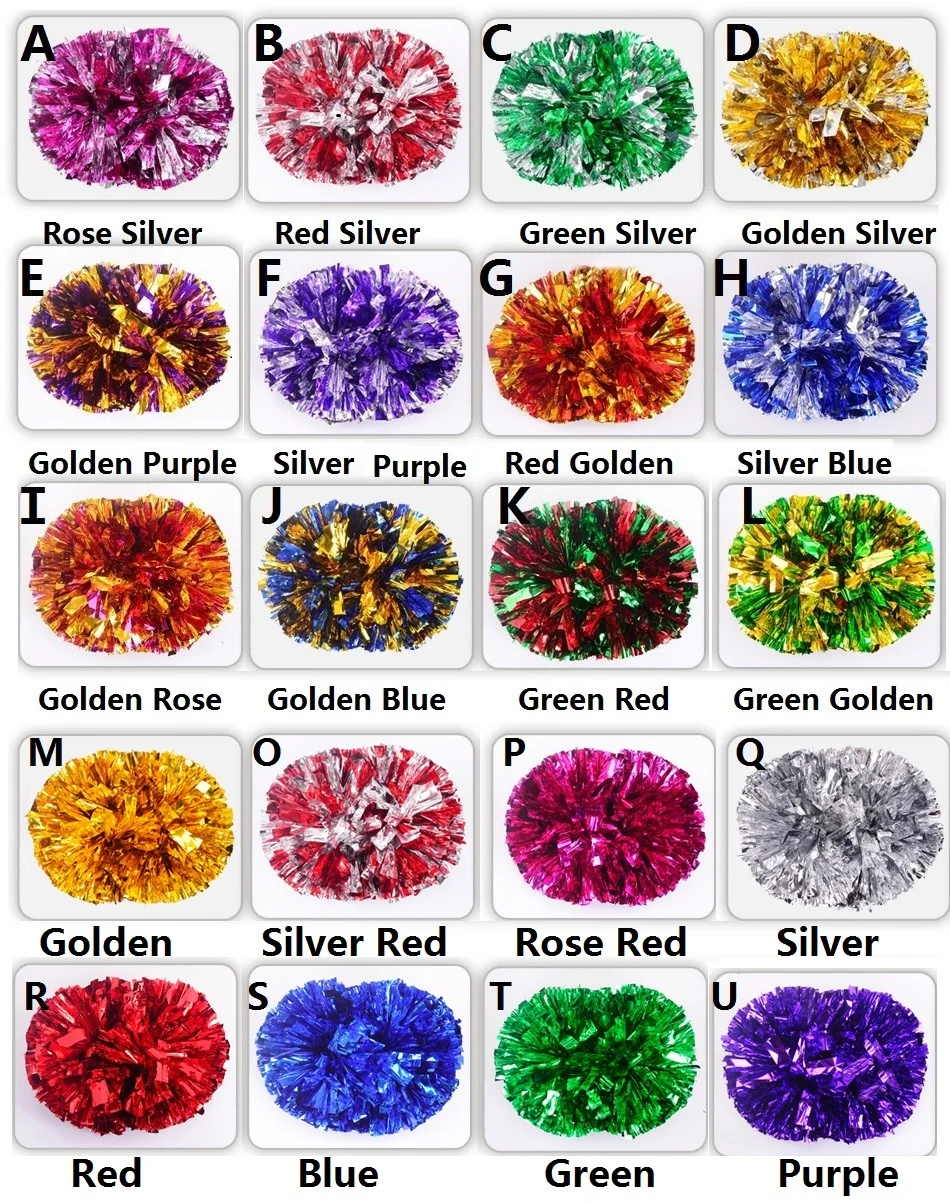 Cheerleader pom poms
