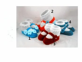 

Baby crochet shoes boys Booties Baby Sneakers