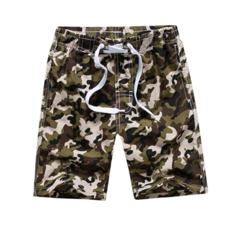 Kids Camouflage Shorts For Boys 7-16Yrs Military Style Casual Summer Beach Elastic Waist boys shorts kids denim shorts