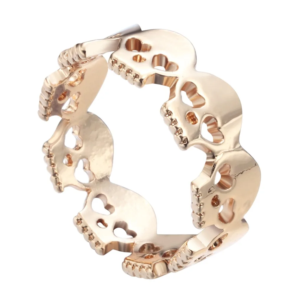 Todorova готическое мужское кольцо Череп Байкер цинковый сплав мужское кольцо для женщин Персонализированные Панк обручальное кольцо