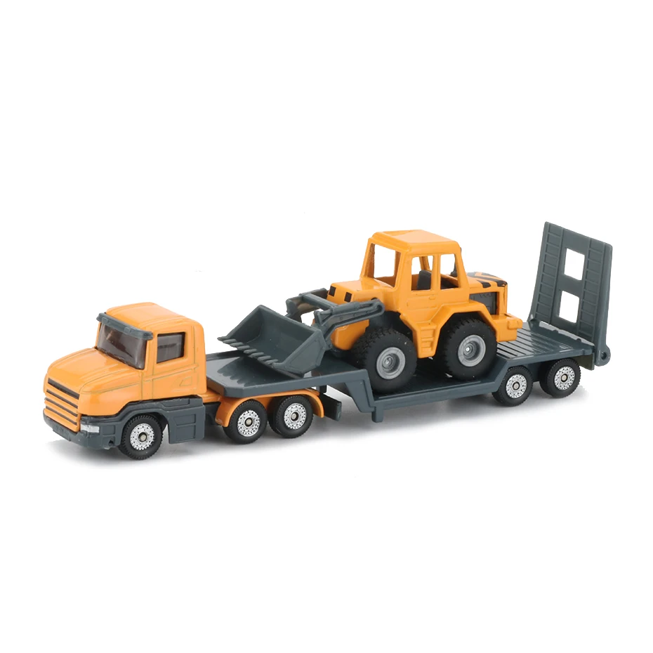 Siku сплав грузовик игрушечный трейлер модели тракторов строительная техника экскаватор бульдозер вертолет забавные Машинки Игрушки для детей - Цвет: Style 3