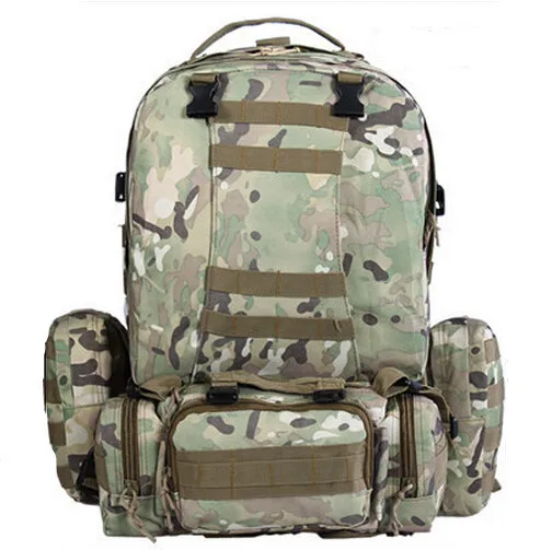 Камуфляжный рюкзак 55L водонепроницаемый внутренний раме высококачественный рюкзак большой размер рюкзак для мальчика дорожная сумка