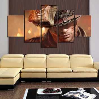 

5 Piece HD Pictures Battlefield V Video Games Poster Paintings Soldier Poster Canvas Art Decorative Paintings for Wall Decor