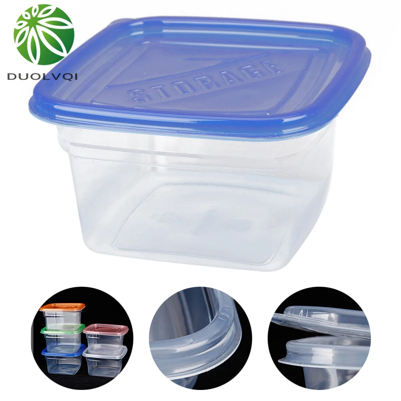 

1000ml Square Cake Packing Boxes Disposable Lunch Box Eco-Friendly Plastic Vegetables Fruits Food Container Kitchen Tools