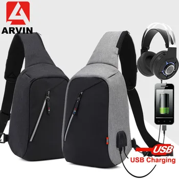 

Arvin USB Rechargeable Laptop Shoulder Bag for IPAD Mini Air 1 2 3 4 5 6 9.7 Inch Anti Theft Crossbody Tablet Shoulder Cover