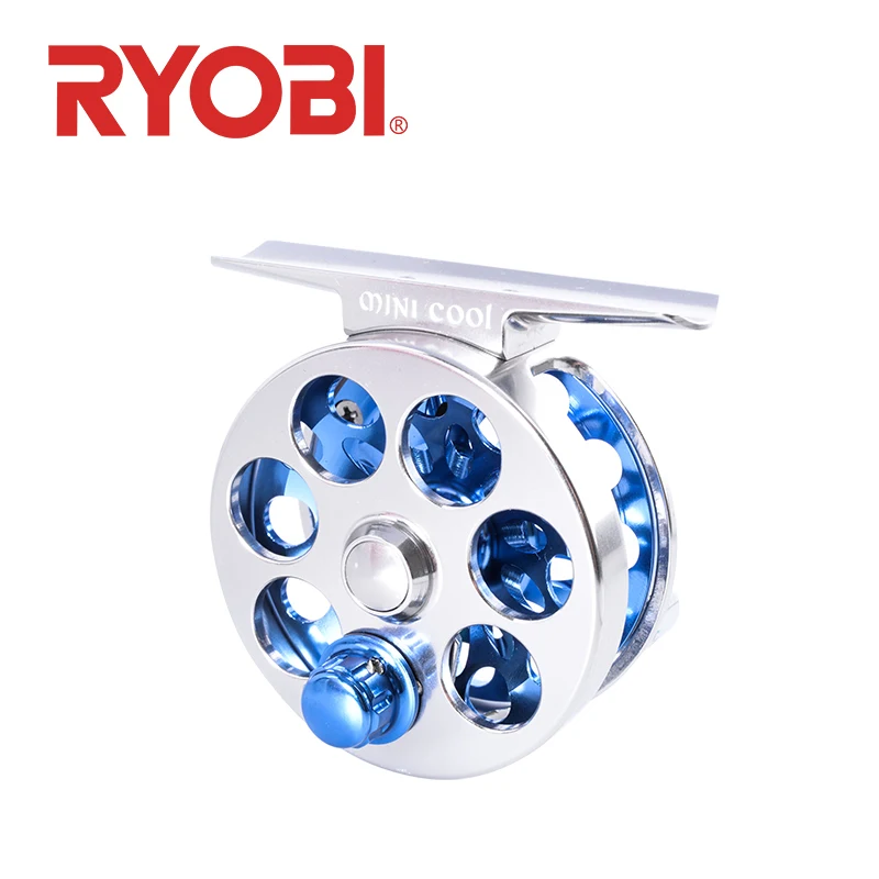 100% оригинал RYOBI мини крутая Рыболовная катушка ледяное рыболовное колесо ультра