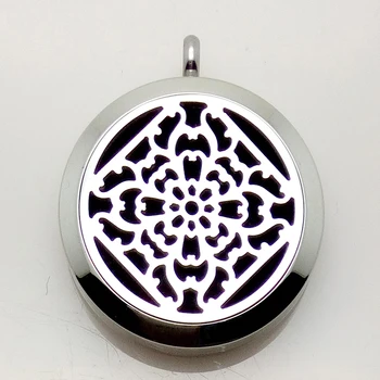 

2016 New Design Stainless Steel perfume pendant necklace essential oil locket jewelry