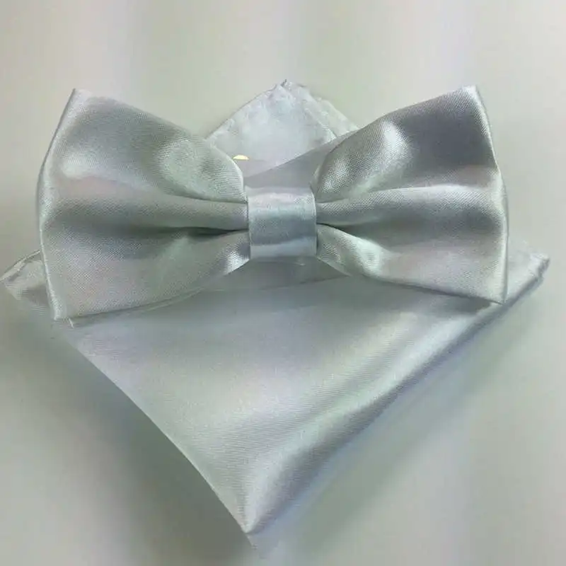 Online Neue Männer Bowtie Tasche Gesetzt Einstellbar Klar Hochzeit Fliege Für Party einfarbig Krawatten schmetterlinge FR186710