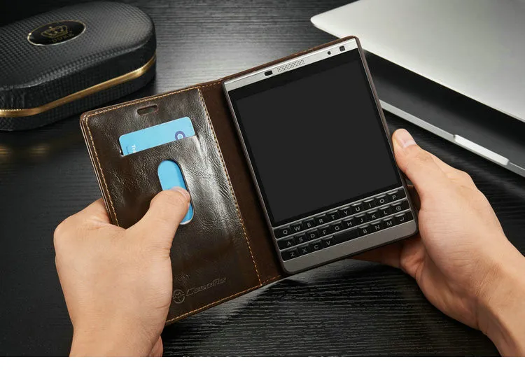 Чехол для Blackberry Passport 2, чехол для паспорта, кожаный чехол с магнитной подставкой, откидная крышка для карт, задний Чехол для телефона, капа, Coque, Fundas, чехол s