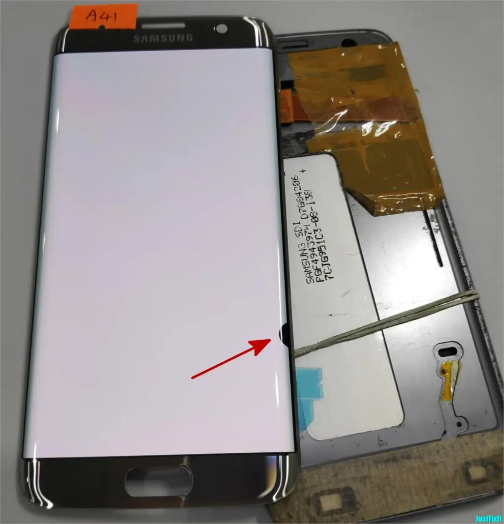 

NO.A41 for Samsung Galaxy S7 edge G935F G935A G935FD Defect lcd display with touch screen Digitizer 5.5'' Super AMOLED silver