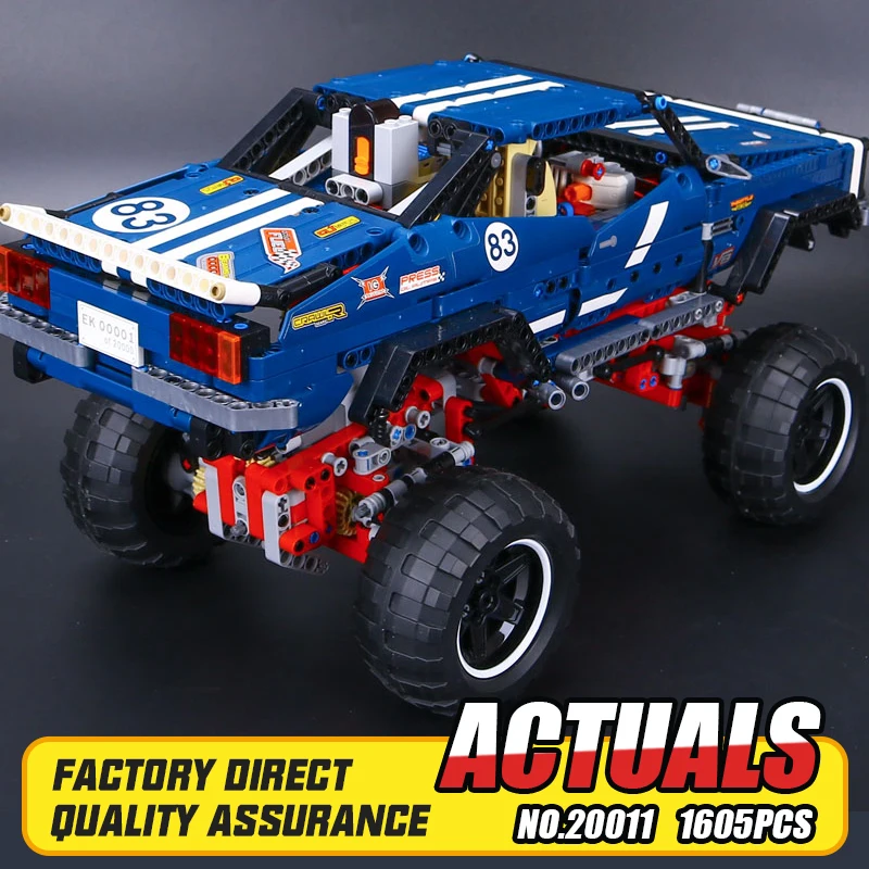 

MOC Lepine 1605pcs Technic Remote Control Electric Off-road Vehicles Building Block Toys Rc Brick Compatible with 41999 gift