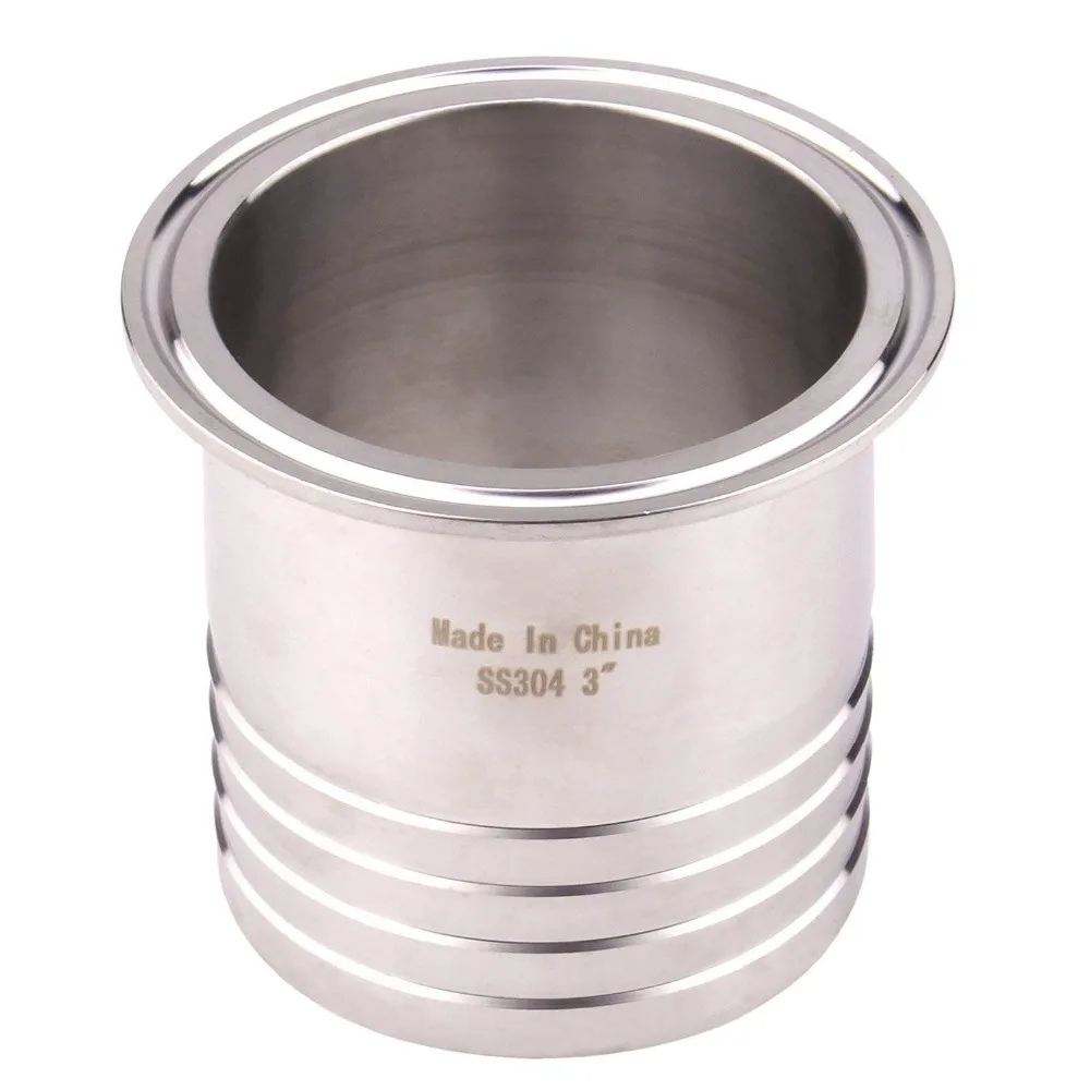 DERNORD 3 &quotсанитарный шланг Колючая труба фитинг до 3&quot Tri Clamp SUS304 наконечник O/D 77