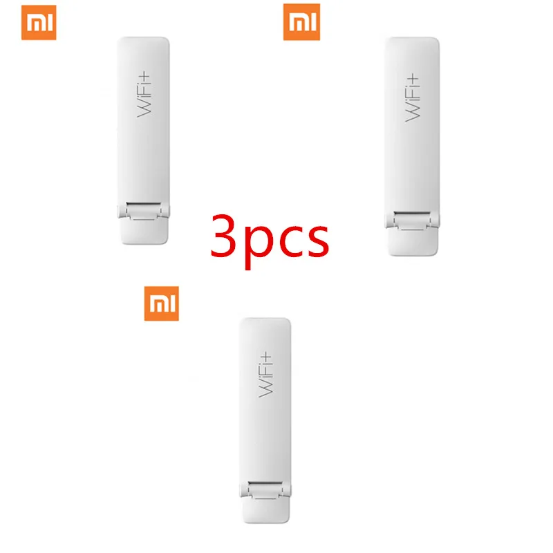 В комплекте Xiaomi wifi Repeater 2 усилитель расширитель Repitidor Wi-Fi удлинитель 300 Мбит/с беспроводной wifi Расширенный сигнал H15 - Цвет: 3pcs