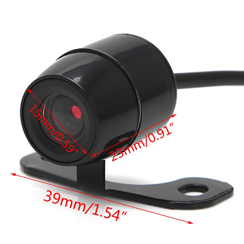 1Set 12V Mini Color CCD Reverse Backup Car Front Rear View Camera Night Vision Drop shipping