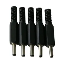 20 шт. 1,35 мм x 3,5 мм штекер питания постоянного тока разъем адаптера пластиковый адаптер 3,5*1,35 мм