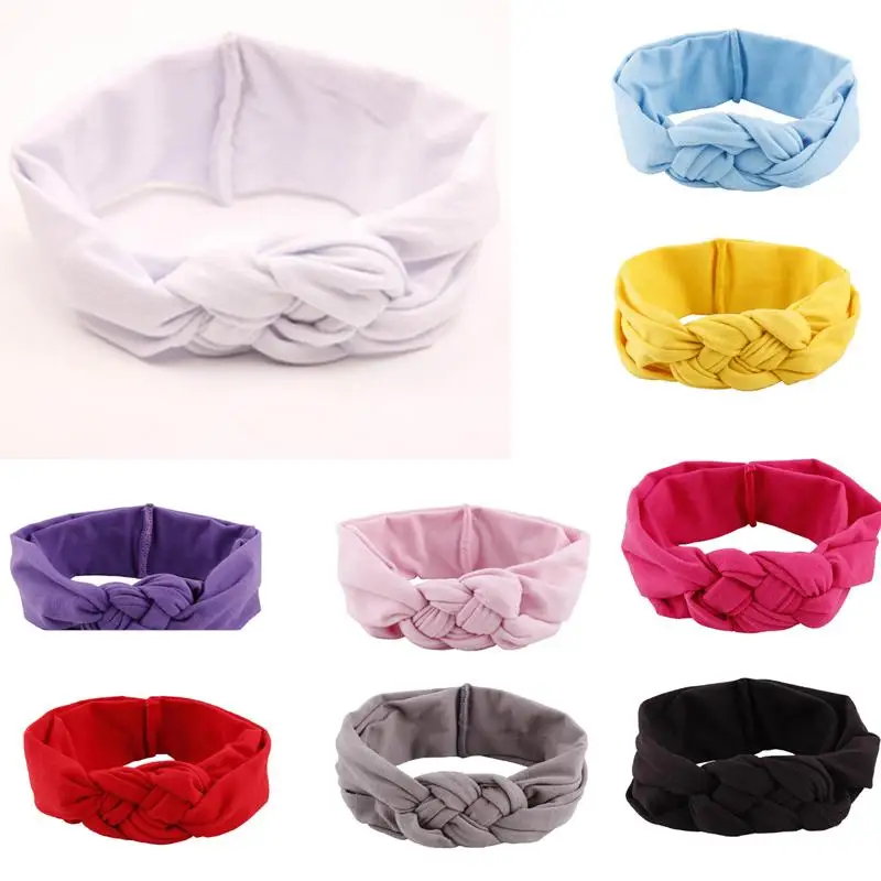<+> 1 Шт. Йога Ленты Для Волос Мягкие Девушки Дети Крест Hairband Тюрбан Трикотажные Узел Оголовье Голов ✔