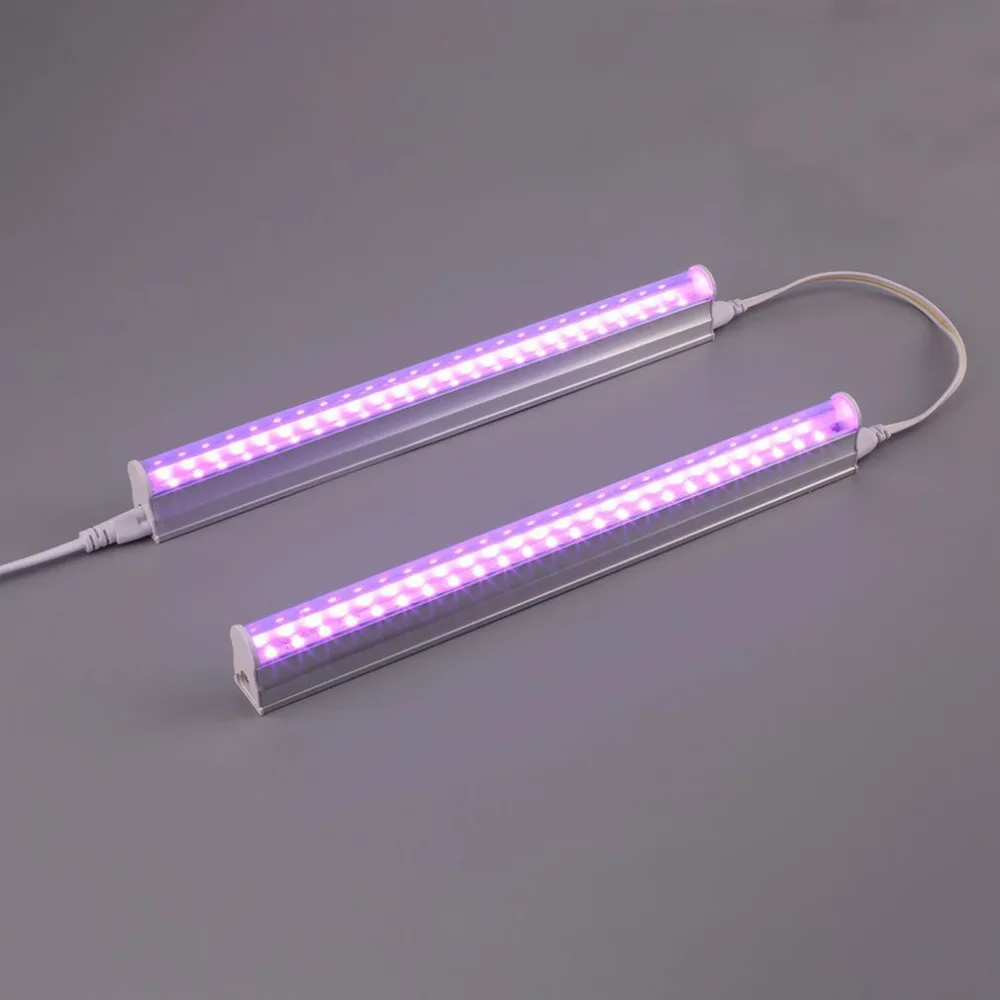 2 шт. светодиодный светильник для выращивания T5 трубчатый светодиодный Фито лампы полный спектр светодиодный промышленная лампа для