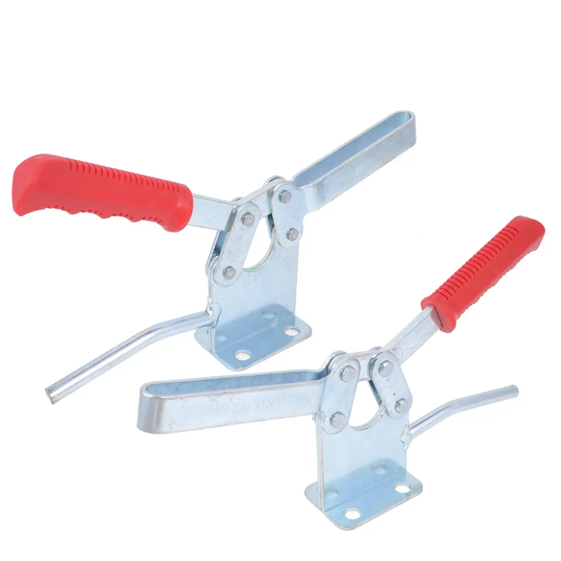 

UXCELL Hand Tool Flange Base 400Kg 882Lb Capacity Quick Holding Push Pull Type Toggle Clamp Brh 220Wlh 2 Pcs