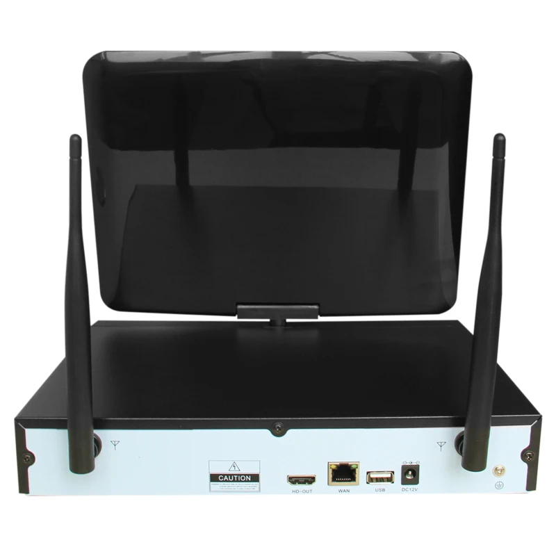 Беспроводная система наблюдения сеть 10," ЖК-монитор сетевой видеорегистратор wi-fi-комплект 8CH 720P HD видео входы 1.0MP камера безопасности