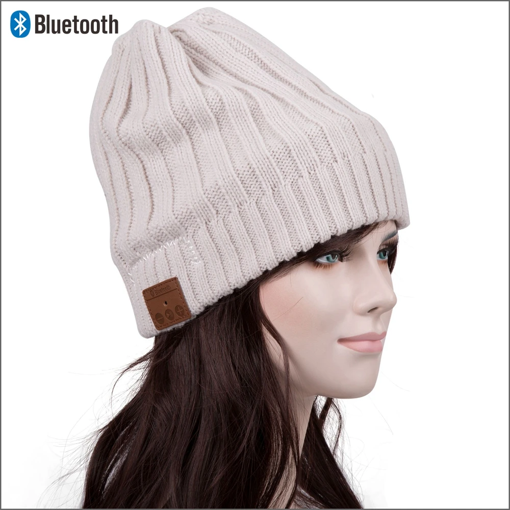 

Women Hat Bluetooth Headset Music Headgear Hats for Men's Winter Outdoor Knit Beanie Wireless Bluetooths Headsets Beanie Cap