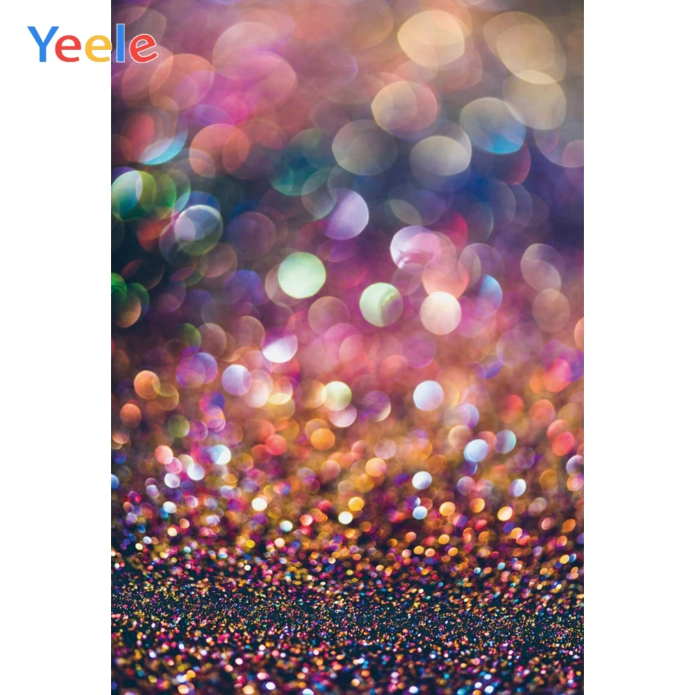 

Yeele New Year Photocall Party Decor Bokeh Lights Photography Backdrops Personalized Photographic Backgrounds For Photo Studio