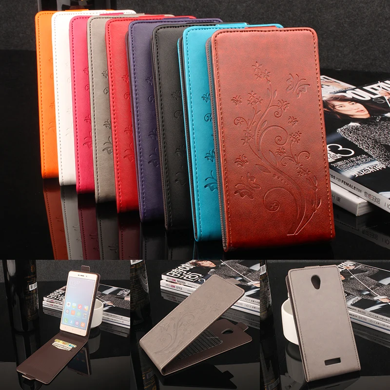 

For Highscreen Power Five Phone Case [Up-down Open] Vertical Flip Premium Pattern PU Leather Wallet Case Factory Price xinghua