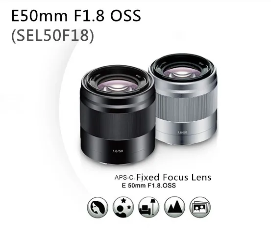 Sony 50/1.8 Lens for Sony E 50mm f/1.8 OSS Lens (SEL50F18) for