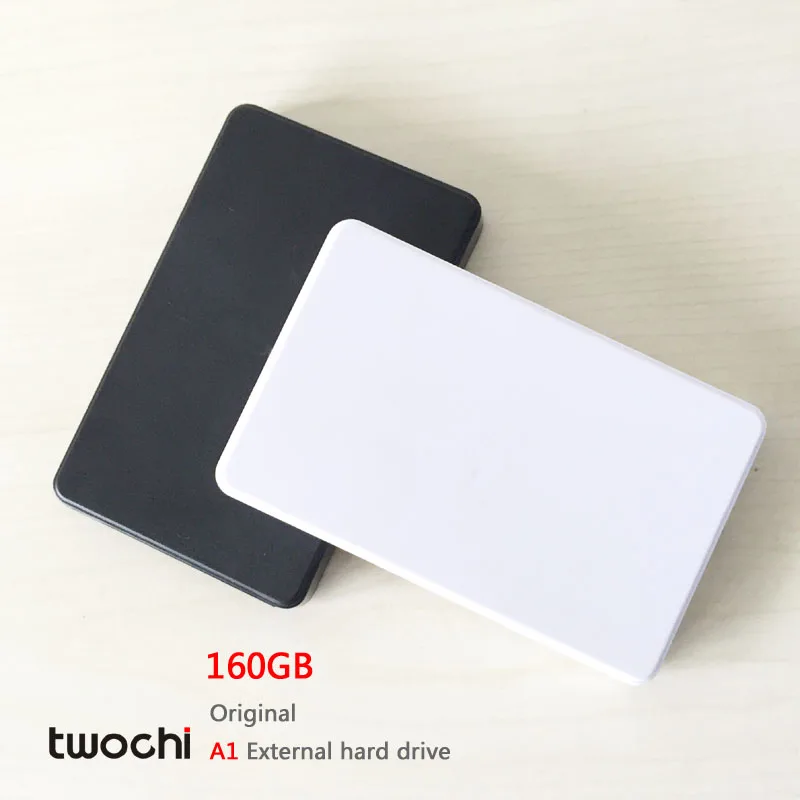 Free shipping New Styles TWOCHI A1 Original 2 5 External Hard Drive 160GB Portable HDD Storage
