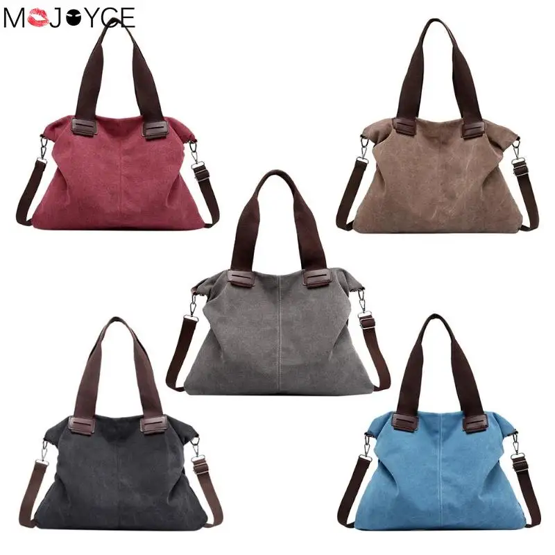 

Casual Retro Canvas Women/Men Bags Zipper Casual Shoulder Bags Teenage Big Capacity Travel Shopping Handbag For Women Men