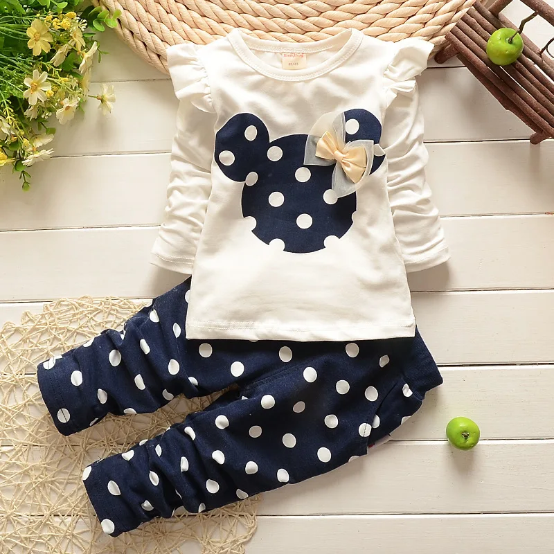 2017 New kids clothes girl baby long rabbit sleeve cotton ...