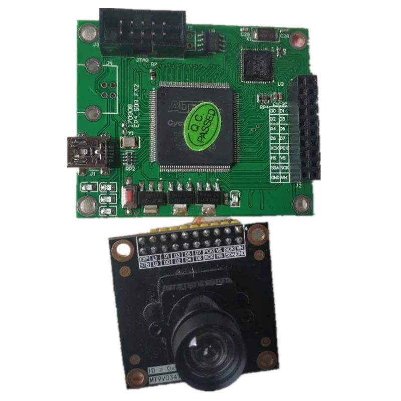 FPGA макетная плата + USB обработка видео изображения MT9P031 500W камера Захват карта для