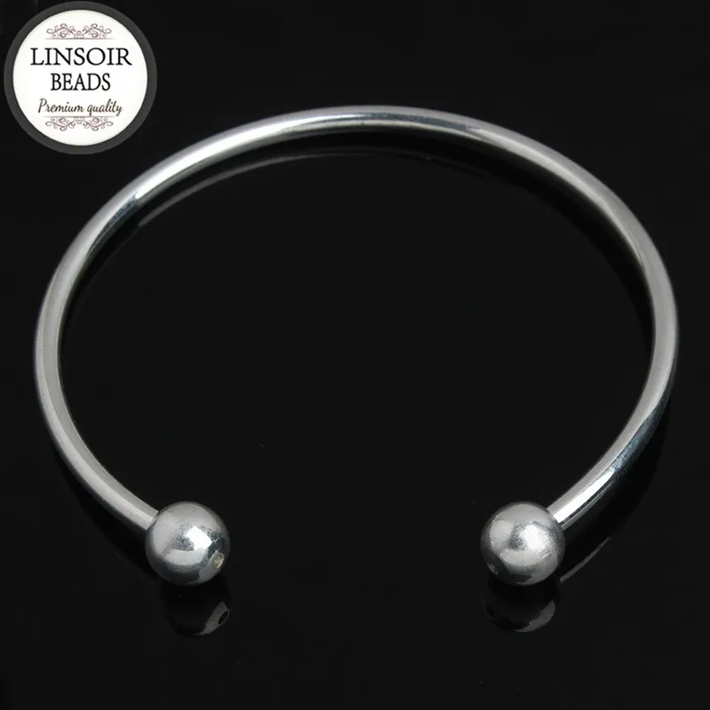 

1pcs/lot Copper Adjustable Cuff Bangle Bracelets Blank Silver Color Open Charm Wire Bangle Bracelet Base Setting Findings F3773