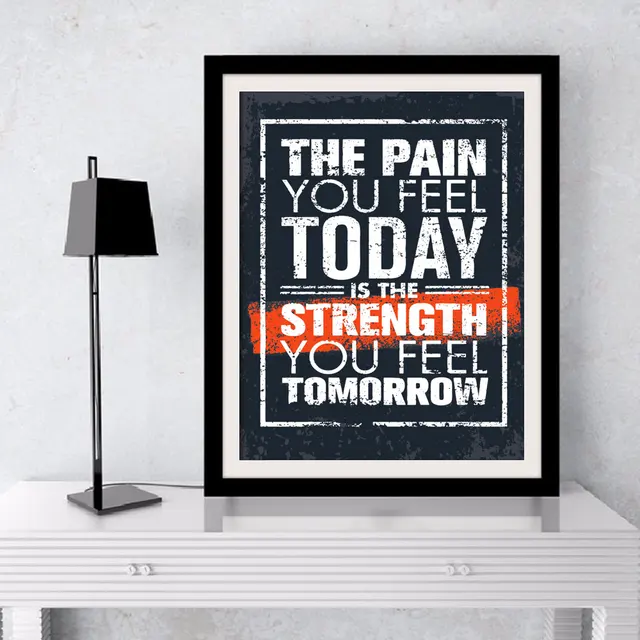 Motivational Quote Canvas Print Poster