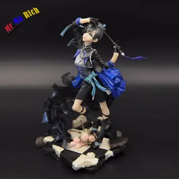 

22 Cm Black Butler Libro Di Muder Ciel Phantomhive Del Pvc Action Figure Da Collezione Model Toy