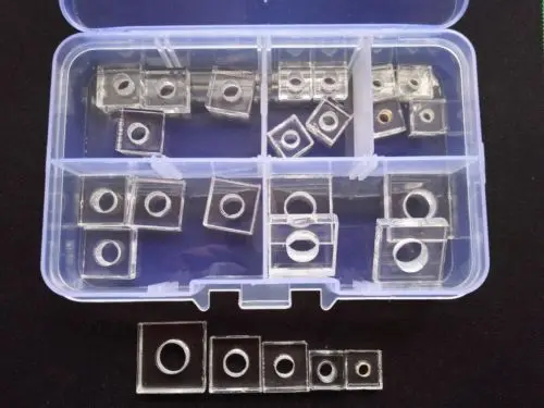 25 шт. акриловые прозрачные квадратные гайки M3/M4/M5/M6/M8|nut maker|nuts online free shippingnut salt |