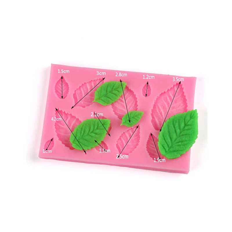 SJ 1 шт. листья розы Детские 3d силиконовые формы мыла для изготовления мыла ручной работы нетоксичные розовые силиконовые формы для мыла пищевая форма