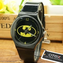 New Cartoon Batman Quartz Watch Boys Girls Children Non toxic Analog Sports Waterproof Wristwatch Gift Watch