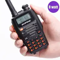 BaoFeng A-52 (II) 強力なトランシーバー 8 ワットバッテリー 4800 mah (52 のアップグレード) 10 キロメートル長距離デュアルバンド 136-174/400-480 mhz