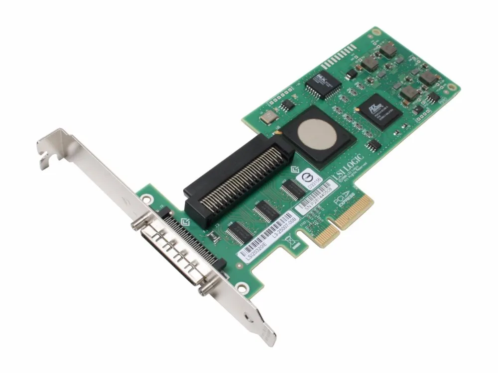 LSI SCSI LSI20320IE Ultra320 PCI Express 1,1 JBOD контроллер карты, одиночный