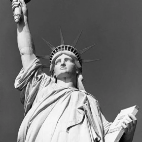 Close-up of a statue  Statue of Liberty  New York City  New York  USA Poster Print (18 x 24)