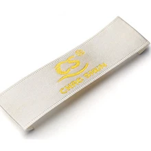 Индивидуальные 1000 шт./лот Одежда Этикетка для одежды/тканые этикетки/на заказ одежда этикетки/основной этикетки