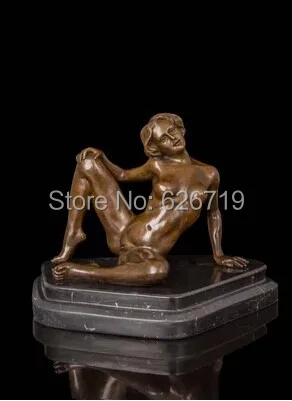ATLIE BRONZES Западная эротическая Сексуальная скульптура бронзовая ню статуя