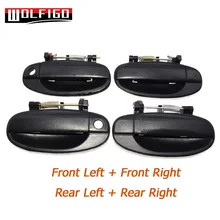 WOLFIGO новые наружные дверные ручки для Chevy CHEVROLET AVEO/DAEWOO KALOS 2003-2006 96541631, 96541632, 96583052, 96583053