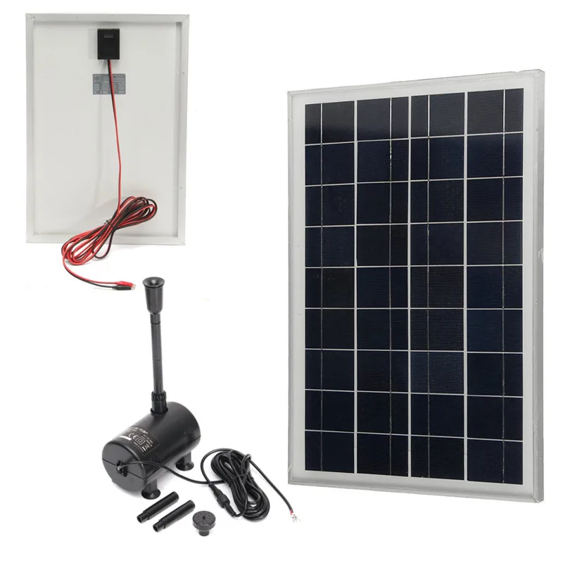 

20W solar pond pump Brushless DC Solar Power Fountain Pool Water Pump Solar-Powered Pump Garden Plants Watering Kit