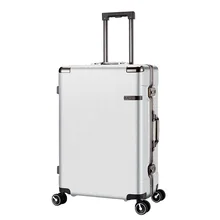 20 ''24'' алюминиевая рама+ чехол для чемодана на колесиках из поликарбоната, мужской чехол на колесиках, Женская многоколесная переноска, универсальная коробка на колесиках